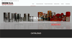 Desktop Screenshot of cedimsaenvases.com